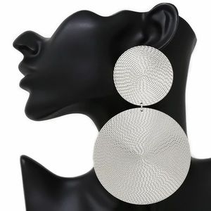 Silver Disc Earring